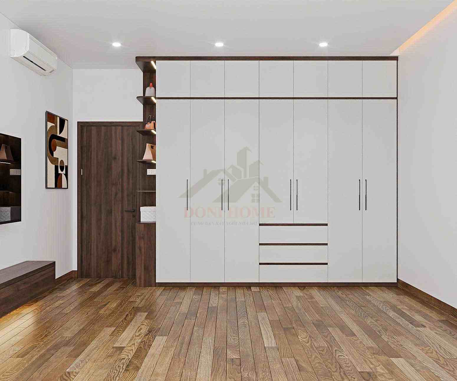 Tủ Áo Hiện Đại Đơn Giản Mà Sang TA09